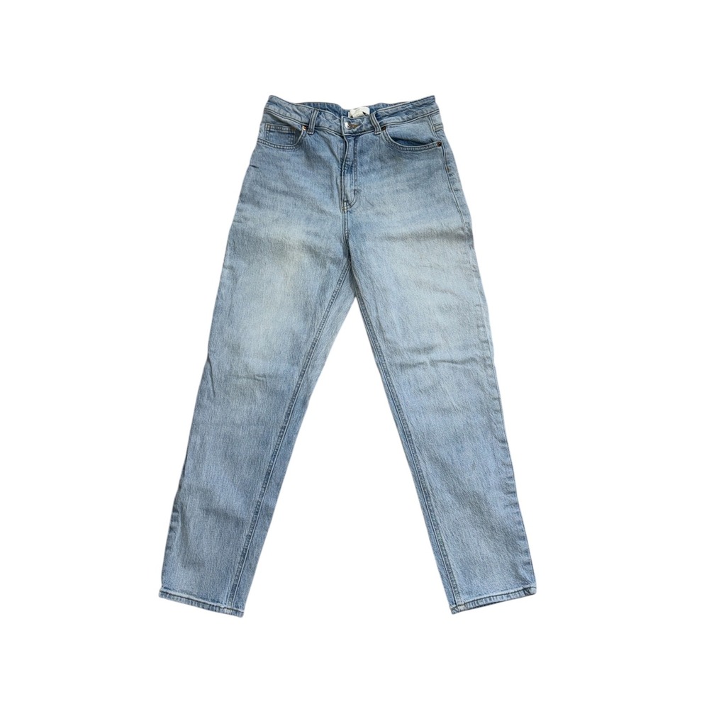 HM Womens Light Wash High Waisted Mom Jeans Blue Size 8 0941666 3